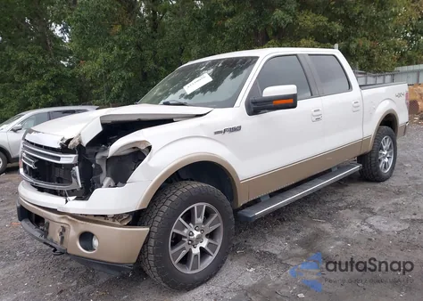 2014 Ford F-150 Lariat z USA, uszkodzony, nr VIN 1FTFW1EFXEFB14104